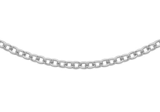 9ct White Gold 40 Trace Chain