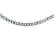 9ct White Gold 95 Pave Curb Chain 18"9