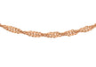 9ct Gold Red 25 Twist Curb Chain