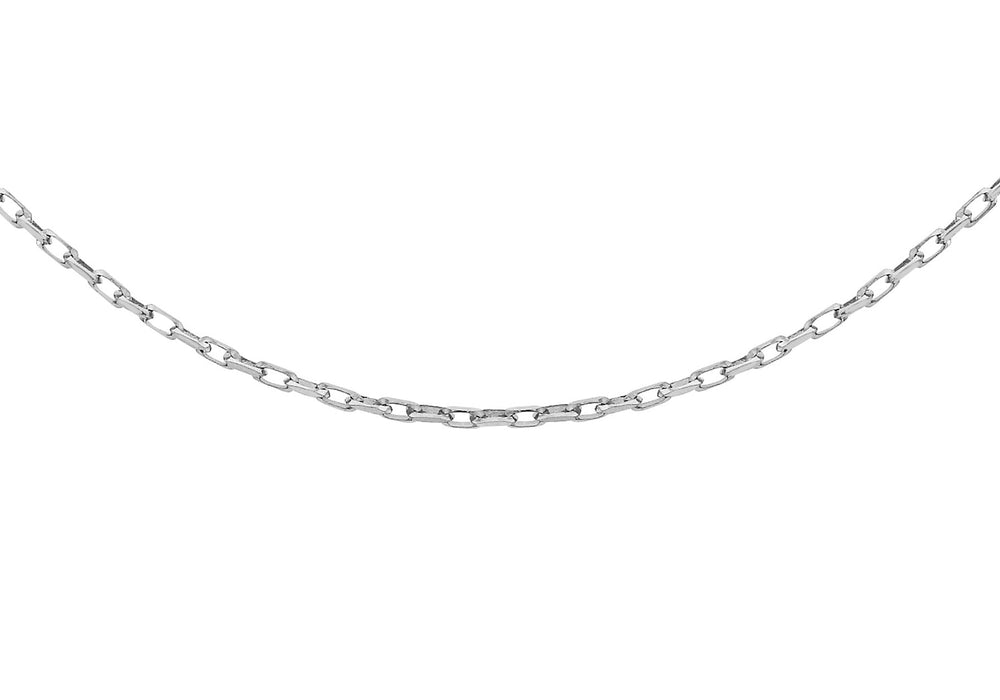 9ct White Gold Belcher  Chain 20"9