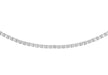 9ct White Gold 12 Venetian Box Chain Adjustable 41m/16"-46m/18"9