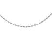 9ct White Gold 30 Diamond Cut Rope Chain 41m/16"9