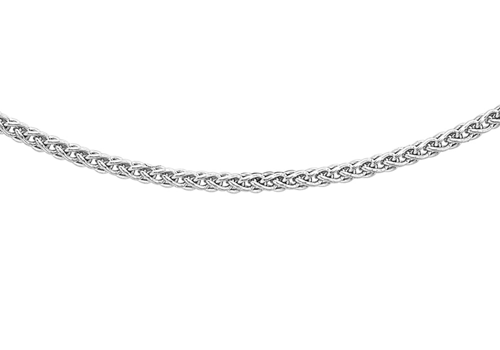 9ct White Gold 030 Spiga Chain 41m/16"9