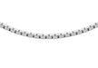 9ct White Gold 40 Mirror Box Chain 41m/16"9