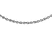 9ct White Gold 2mm Hollow Rope Chain 46m/18''9