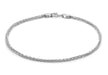 9ct White Gold 50 Spiga Chain Bracelet 19m/7.5"9