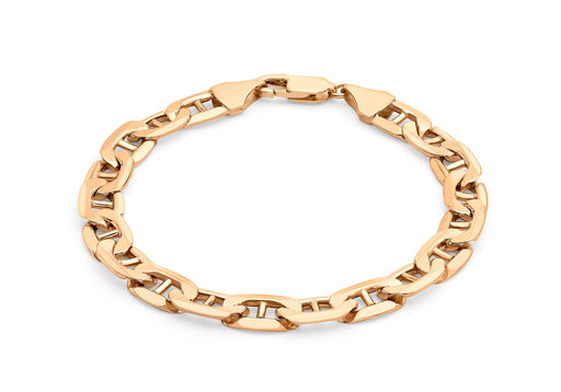 9ct Rose Gold 200 Rambo Chain Bracelet 20m/8"9