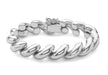 9ct White Gold San Marco Bracelet 20m/8"9