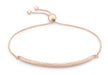 9ct Rose Gold Box Chain and Diamond Cut Adjustable Bracelet