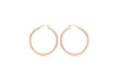 9ct Rose Gold 13mm Sleeper Hoop Earrings