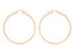 9ct Rose Gold 35mm Creole Earrings