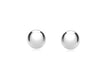 9ct White Gold 4mm Ball Stud Earrings