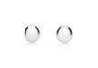 9ct White Gold 6mm Ball Stud Earrings