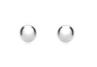 9ct White Gold 12mm Ball Stud Earrings