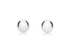 9ct White Gold 5mm Ball Stud Earrings