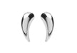 9ct White Gold 6mm x 11.8mm Stud Earrings