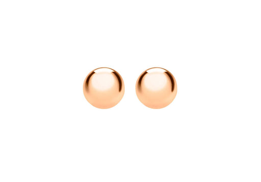 9ct Rose Gold 10mm Ball Stud Earrings