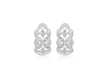 9ct White Gold 0.12t Diamond Filigree Earrings