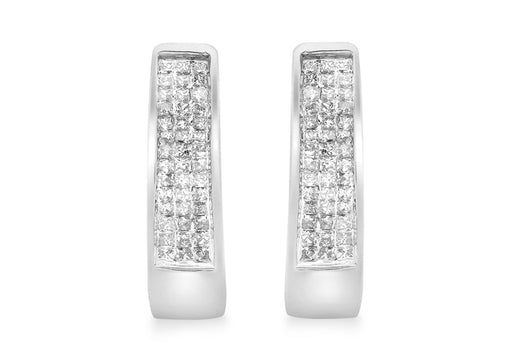 9ct White Gold 0.50ct Diamond Earrings