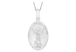 9ct White Gold 'Divino Nino' Pendant