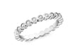 9ct White Gold 0.15t Diamond Eternity Ring