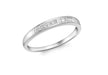 9ct White Gold 0.25t Princess Cut Diamond Ring