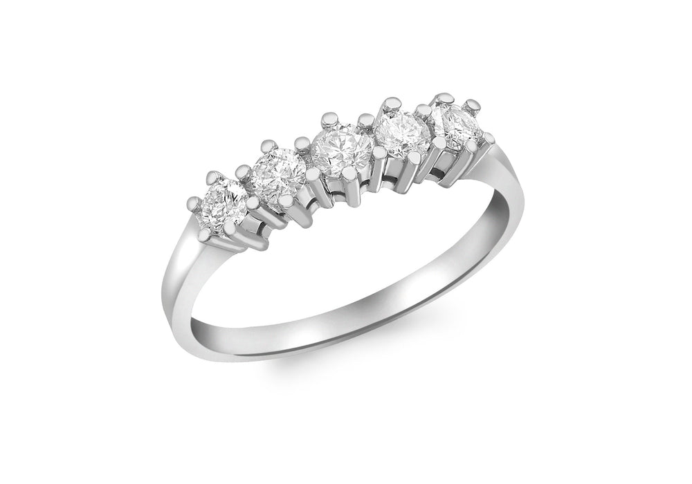 9ct White Gold 0.50ct Diamond Ring