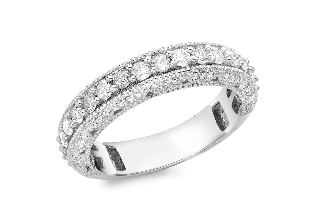 9ct White Gold 1.00t Diamond Eternity Ring