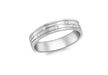 9ct White Gold 0.05t Diamond Band Ring