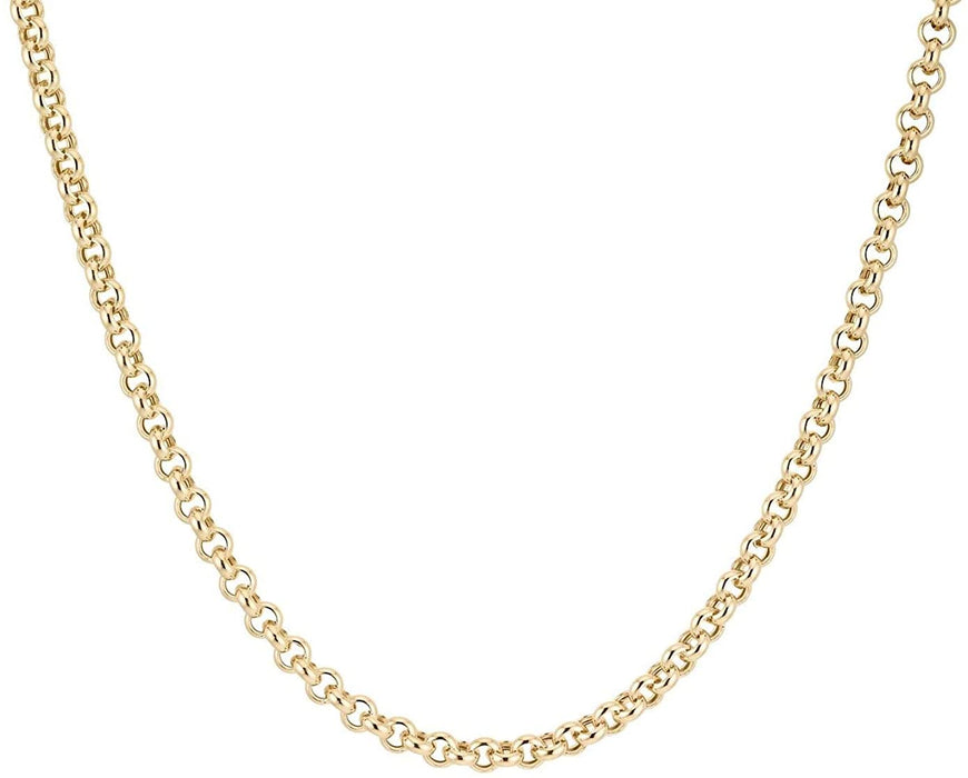 9ct Yellow Gold 100 Round Belcher Chain