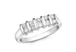 18ct White Gold 0.40t Diamond Double-Row Channel Set Ring