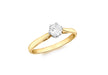 18ct Yellow Gold 0.50ct Diamond Solitaire Ring