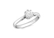 18ct White Gold 0.75t Diamond Soliatire Ring