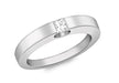 18ct White Gold 0.25t Princess Cut Diamond Tension Set Solitaire Ring