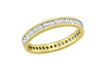 18ct Yellow Gold 0.50ct Diamond Full Band Eternity Ring