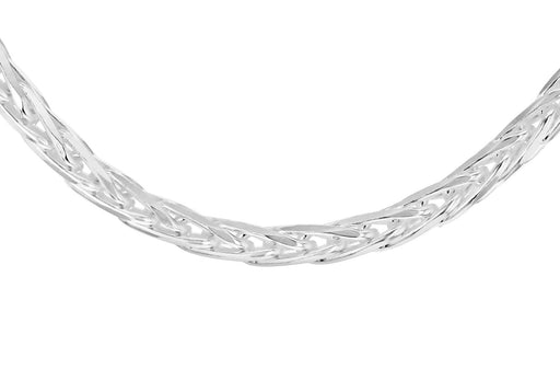 Sterling Silver Diamond Cut Spiga Chain - Dynagem 