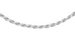 Sterling Silver 40 Diamond Cut Rope Chain 41m/16"9