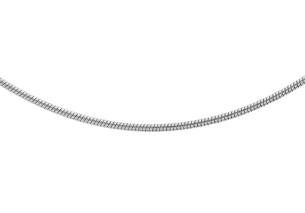 Silver Rhodium Snake Chain