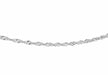 Sterling Silver 30 Diamond Cut Twist Curb Chain 41m/16"9