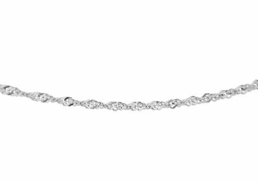 Sterling Silver 30 Diamond Cut Twist Curb Chain 41m/16"9