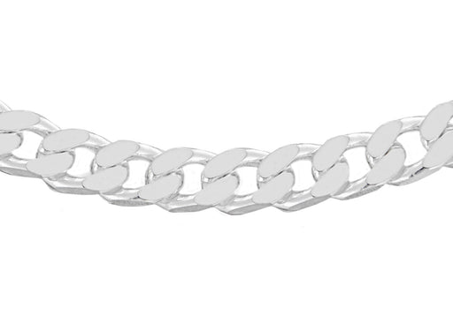 Sterling Silver 300 Square Curb Chain 46m/18"9