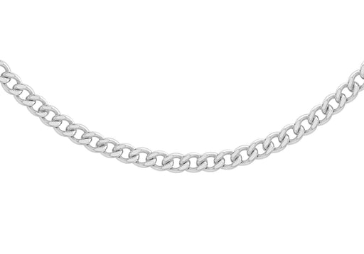 Sterling Silver 140 Flat Oval Curb Chain 51m/20"9