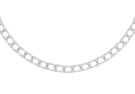 Sterling Silver 120 Diamond Cut Square Curb Chain 41m/16"9