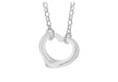 Sterling Silver Belcher  Chain and Heart Necklace  38m/15"9