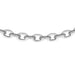 Sterling Silver 80 Diamond Cut Oval Belcher  Chain 46m/18"9