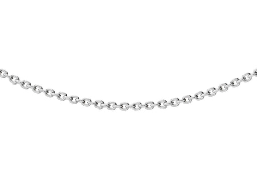 Sterling Silver Adjustable Trace Chain 30.5m/12"-35.5m/14"9