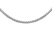 Sterling Silver Rhodium Plated 115 Adjustable Box Chain 41m/16" - 46m/18"9