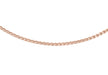 Sterling Silver Rose Gold Plated Spiga Chain 41m/16"9