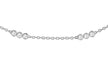 Sterling Silver FacetedBall and Belcher  Chain 61m/24"9