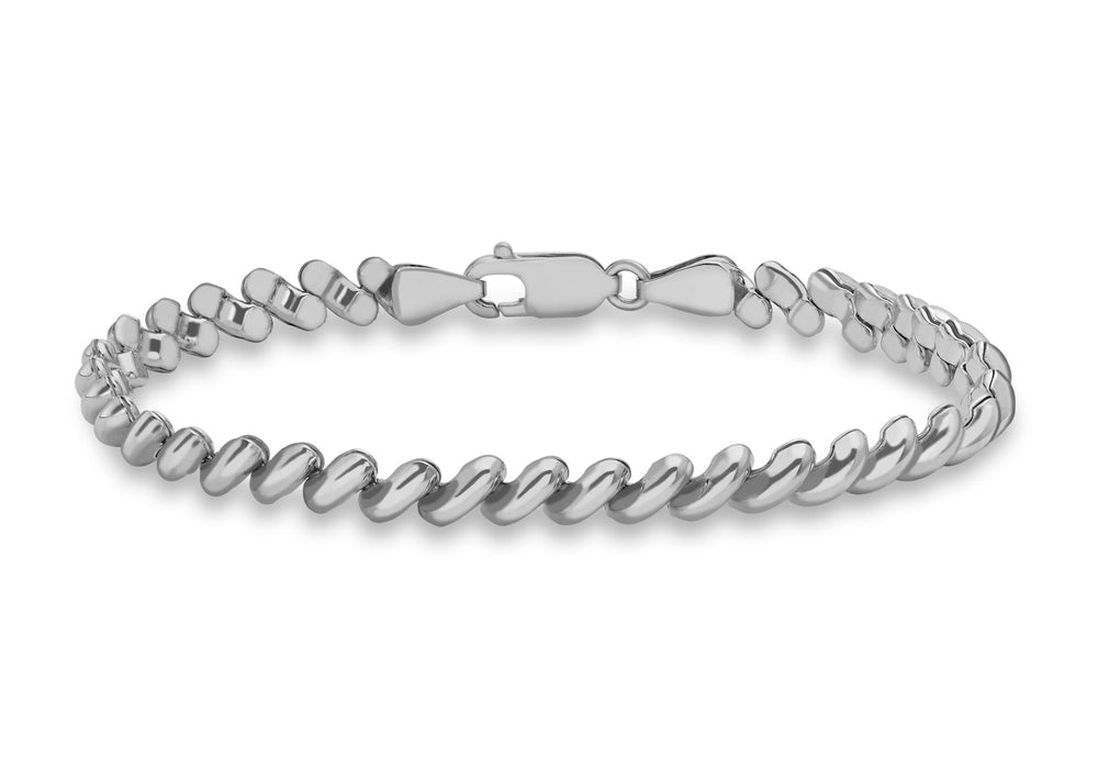 Sterling Silver San Marco Bracelet 19m/7.5"9